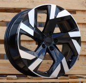 Alu kola Racing Line FBX230, 19x8 5x112 ET40, černá + leštění