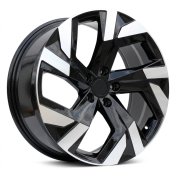 Alu kola Racing Line FBX230, 19x8 5x112 ET40, černá + leštění