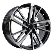Alu kola Racing Line FBX255, 17x7 5x114.3 ET40, černá + leštění