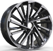 Alu kola Racing Line FBX261, 18x7.5 5x112 ET40, černá + leštění