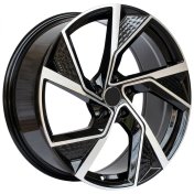Alu kola Racing Line FBX264, 19x8.5 5x112 ET35, černá + leštění (zátěžová)