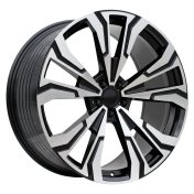 Alu kola Racing Line FBX307, 22x10.5 5x112 ET43, černá + leštění (zátěžová)