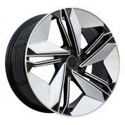 Alu kola Racing Line FBX334, 19x8.5 5x112 ET35, stříbrná + černá lesklá (zátěžová)