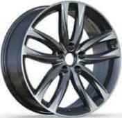 Alu kola Racing Line FBX368, 19x7.5 5x114.3 ET45, šedivá