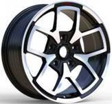 Alu kola Racing Line FBX373, 18x8 5x127 ET35, černá matná + leštění