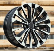 Alu kola Racing Line FBX374, 17x7.5 5x100 ET35, černá + leštění