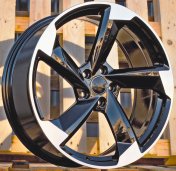 Alu kola Racing Line FBX390, 20x8.5 5x112 ET40, černá + leštění (zátěžová)