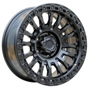 Alu kola Racing Line FBX462, 17x8.5 5x127 ET-6, černá matná (zátěžová)