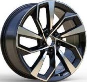 Alu kola Racing Line FBX507, 19x8 5x112 ET39, šedivá + leštění
