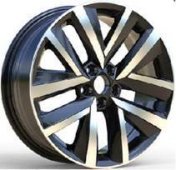 Alu kola Racing Line FBX515, 17x6.5 5x100 ET34, černá + leštění