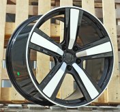 Alu kola Racing Line FC021, 22x10 5x130 ET48, černá + leštění (zátěžová)