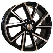 Alu kola Racing Line FE181, 17x7 5x112 ET40, černá + leštění