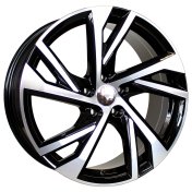 Alu kola Racing Line FE183, 17x7.5 5x108 ET40.5, černá + leštění