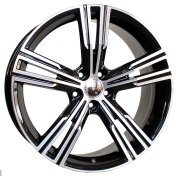 Alu kola Racing Line FE184, 18x8 5x108 ET42, černá + leštění