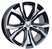 Alu kola Racing Line FE193, 18x8 5x114.3 ET30, černá + leštění