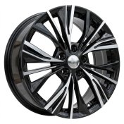 Alu kola Racing Line FE224, 17x7 5x114.3 ET35, černá + leštění