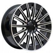 Alu kola Racing Line FLB005, 20x9.5 5x112 ET51, černá + leštění (zátěžová)