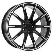Alu kola Racing Line FMB23, 22x10 5x130 ET30, černá + leštění (zátěžová)