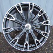Alu kola Racing Line H1069, 19x8.5 5x112 ET25, šedivá + leštění