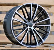 Alu kola Racing Line H3071F, 19x9 5x112 ET44, černá + leštění (zátěžová)