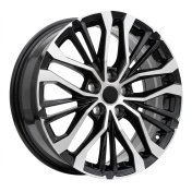 Alu kola Racing Line H3272F, 18x7 5x114.3 ET35, černá + leštění