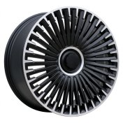 Alu kola Racing Line H3286F, 21x9.5 5x112 ET30, černá matná + leštění (zátěžová)