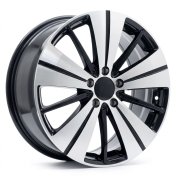 Alu kola Racing Line H3298F, 18x7.5 5x112 ET52, černá + leštění