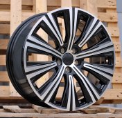 Alu kola Racing Line H3337F, 19x8.5 5x108 ET47, černá + leštění