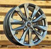 Alu kola Racing Line H3341F, 17x6.5 5x114.3 ET35, titanová metalíza