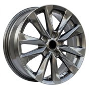 Alu kola Racing Line H3341F, 17x6.5 5x114.3 ET35, titanová metalíza