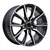 Alu kola Racing Line H3347F, 17x7.5 5x114.3 ET40, černá + leštění