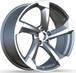 Alu kola Racing Line H3388F, 20x9 5x112 ET35, černá + leštění