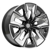 Alu kola Racing Line H3447F, 21x10.5 5x112 ET44, šedivá + leštění (zátěžová)