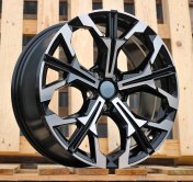 Alu kola Racing Line H3457F, 19x8.5 5x112 ET40, černá + leštění