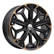 Alu kola Racing Line H3532F, 19x8 5x112 ET40, černá matná + měděná barva leštění
