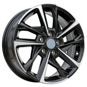 Alu kola Racing Line H3535F, 17x7 5x114.3 ET51, černá + leštění