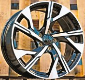 Alu kola Racing Line H3552F, 18x8 5x108 ET48, černá + leštění