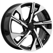 Alu kola Racing Line H3552F, 18x8 5x108 ET48, černá + leštění