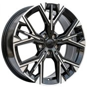 Alu kola Racing Line H3580F, 18x8 5x112 ET50, černá + leštění