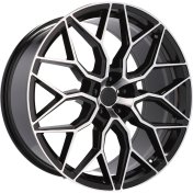 Alu kola Racing Line H4101, 19x8.5 5x112 ET40, černá + leštění