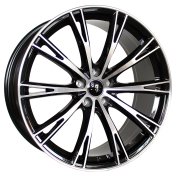 Alu kola Racing Line H5060, 18x8 5x112 ET40, černá + leštění