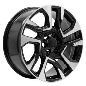 Alu kola Racing Line H957F, 18x7.5 6x139.7 ET25, černá + leštění