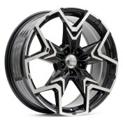 Alu kola Racing Line HF5223, 20x8 5x112 ET46, černá + leštění (zátěžová)