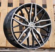 Alu kola Racing Line HF5230, 18x8 5x120 ET50, černá + leštění (zátěžová)