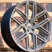 Alu kola Racing Line HF736, 21x9.5 5x112 ET30, šedivá matná + leštění