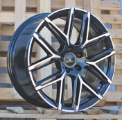 Alu kola Racing Line HF736, 18x8 5x112 ET42, černá + leštění