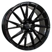 Alu kola Haxer HX06F, 20x8.5 5x108 ET38, černá lesklá