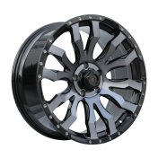 Alu kola Racing Line I0215B, 20x9 6x139.7 ET35, černá + tmavé leštění (zátěžová)