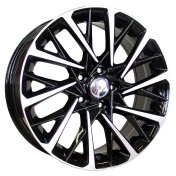 Alu kola Racing Line I0241, 17x7.5 5x114.3 ET45, černá + leštění