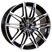 Alu kola Racing Line I0294, 19x9 5x120 ET40, černá + leštění (zátěžová)